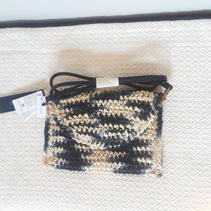 Banana Republic Straw Crossbody Clutch